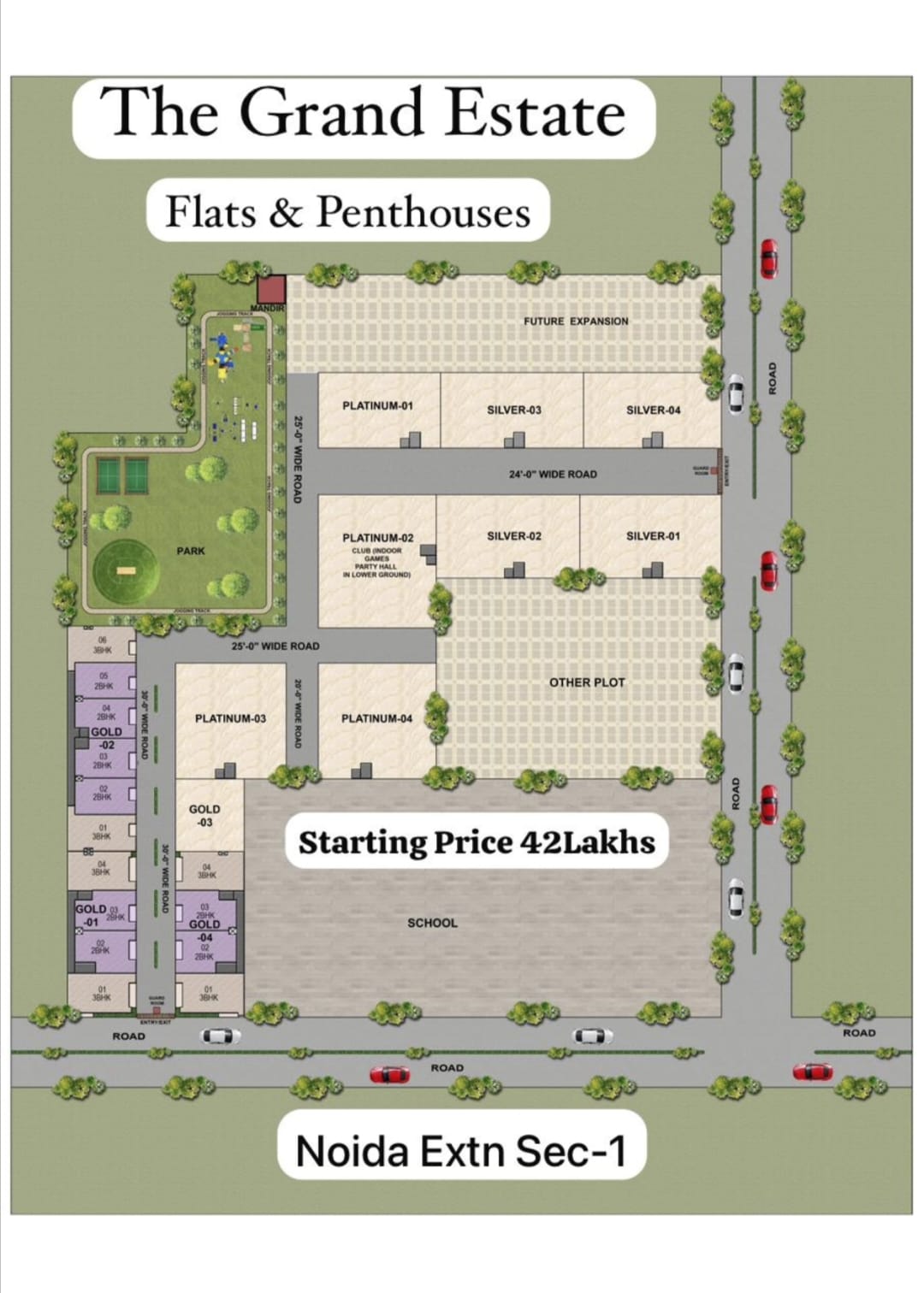 The Grand Estate Site Map