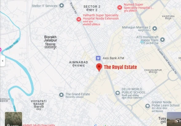 The Royal Estate Location