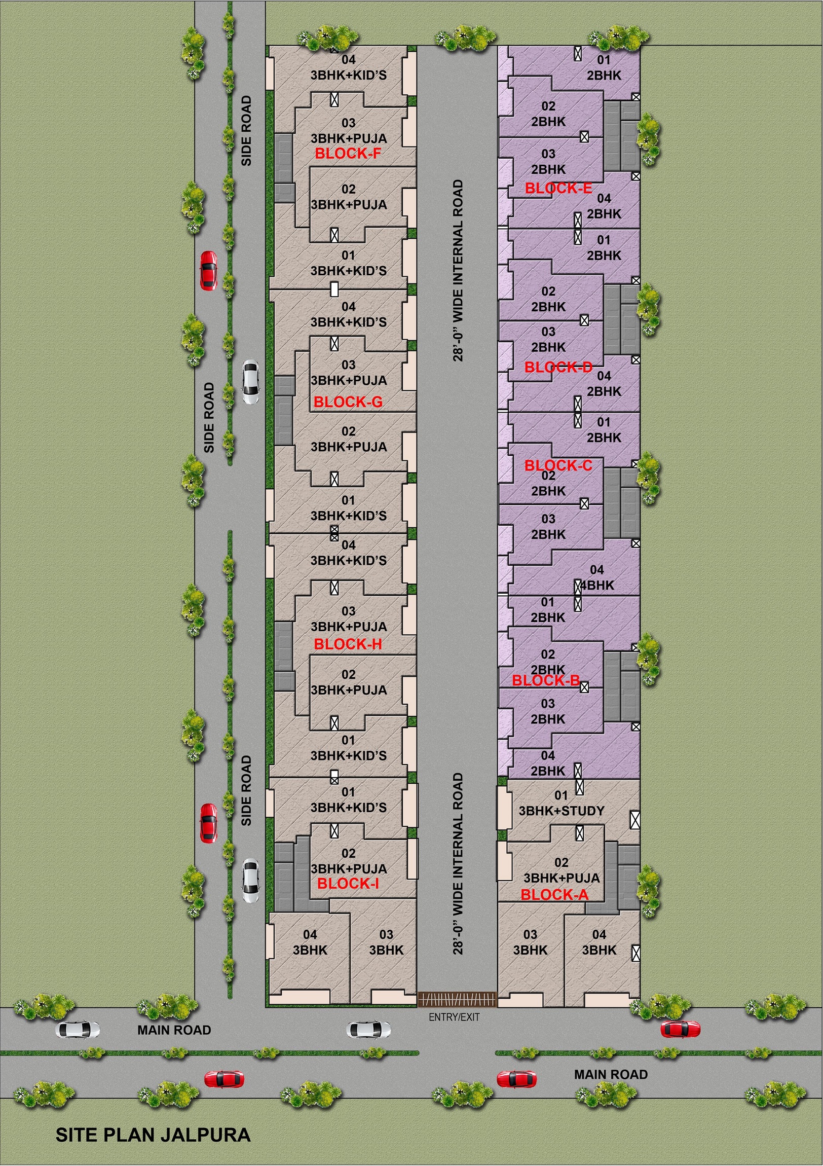 The Royal Estate Site Map